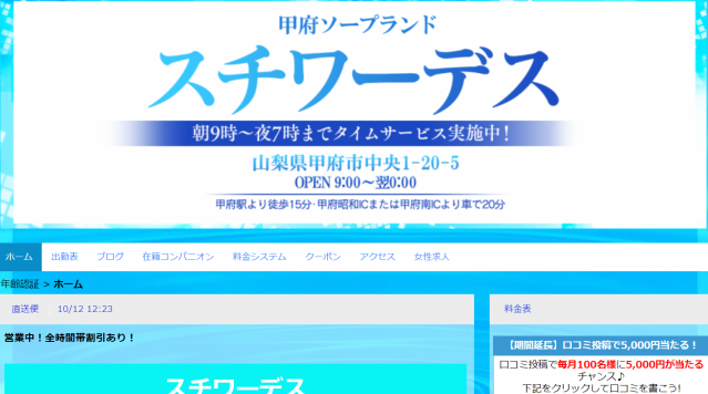 山梨県（甲府）のソープ全６店舗！オススメ店でNN・NSできるか口コミから徹底調査！