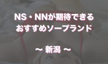 新潟のソープ全9店舗！オススメ店でNN・NSできるか口コミから徹底調査！