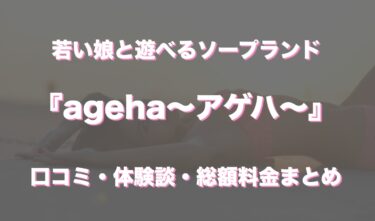 川崎ソープ「ageha～アゲハ～」の口コミ・体験談まとめ｜NN／NS情報も徹底調査！