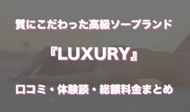 川崎ソープ「LUXURY（ラグジュアリー）」の口コミ・体験談まとめ｜NN／NS情報も徹底調査！