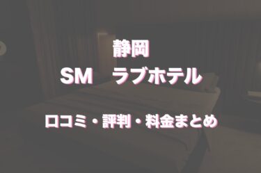 静岡でSM対応可能なラブホテル4選！口コミ・評判・体験レビューから徹底紹介！