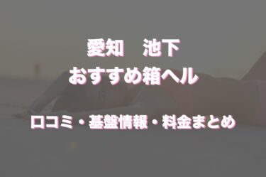 池下の店舗型ヘルスはどう？口コミや評判から最新情報を徹底調査！