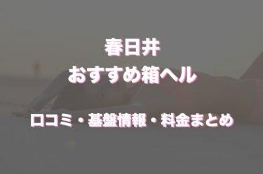 春日井の店舗型ヘルス（箱ヘル）はどう？口コミや評判からおすすめの周辺店舗をチェック！