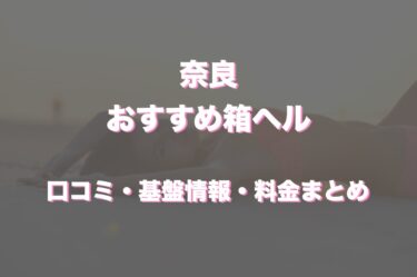 奈良の店舗型ヘルス(箱ヘル)はどう？口コミや評判からおすすめの周辺店舗をチェック！