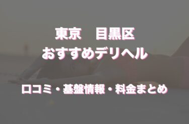 目黒区のデリヘルおすすめ人気5店舗！口コミや評判から最新情報を徹底調査！