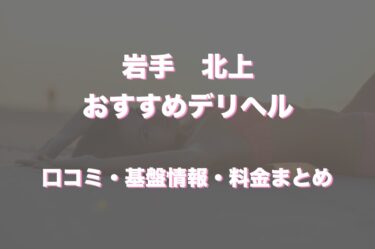 北上のデリヘルおすすめ人気5店舗！口コミや評判から基盤、円盤情報を徹底調査！