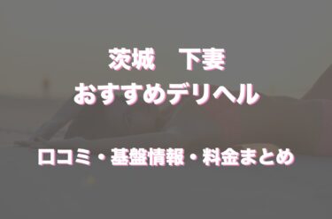 下妻のデリヘルおすすめ人気5店舗！口コミや評判から最新情報を徹底調査！