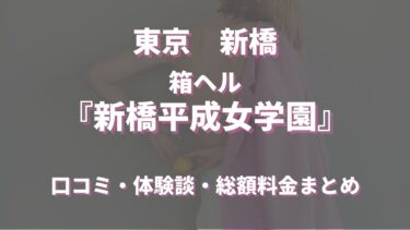 新橋のヘルス「新橋平成女学園」ってどんな店？口コミや評判、体験者の声を徹底調査！