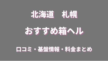 札幌の店舗型ヘルス(箱ヘル)全10店舗の口コミ・評判情報まとめ！