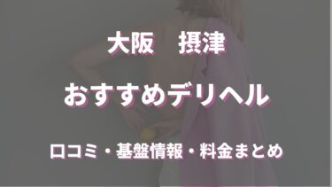 摂津のデリヘルおすすめ人気5店舗！口コミや評判から基盤、円盤情報を徹底調査！