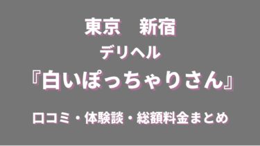 新宿デリヘル「白いぽっちゃりさん 新宿店」を徹底調査！料金や特徴、おすすめの嬢や口コミなども合わせてご紹介！