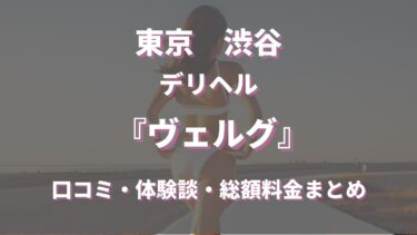 渋谷デリヘル「ヴェルグ」ってどんな店？口コミや評判、体験者の声を徹底調査！