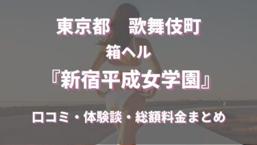 新宿のヘルス「新宿平成女学園」ってどんな店？口コミや評判、体験者の声を徹底調査！