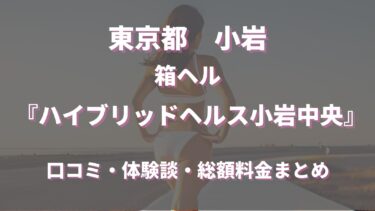 小岩ヘルス「ハイブリッドヘルス小岩中央」ってどんな店？口コミや評判、体験者の声を徹底調査！