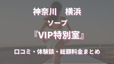 横浜のソープランド「VIP特別室」ってどんな店？口コミや評判、おすすめ嬢も合わせてご紹介！