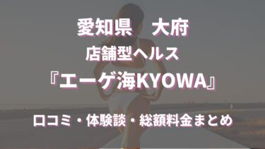 愛知のヘルス「エーゲ海 KYOWA」ってどんな店？口コミや評判、体験者の声を徹底調査！