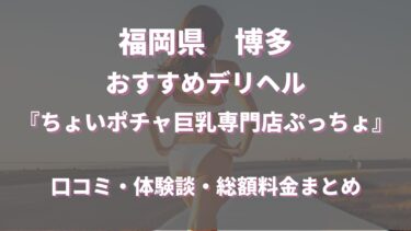 博多のデリヘル「ちょいポチャ巨乳専門店ぷっちょ」ってどう？口コミや評判、おすすめ嬢も合わせてチェック！