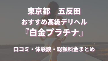 五反田のデリヘル「白金プラチナ」を徹底調査！料金や特徴、おすすめの嬢や口コミなども合わせてご紹介！